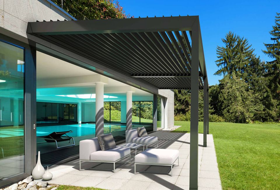 Pergola Qube 23 Lamella