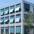 Fenster- und Senkrechtmarkisen: "Fallarmmarkise"